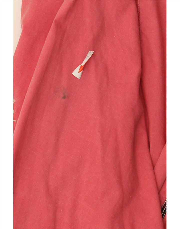 Bomber oversize da donna vintage IT 44 cotone rosa medio