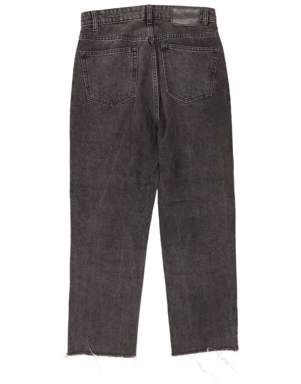 Jeans affusolati a vita alta da donna Zara EU 38 Small W28 L25 Cotone grigio