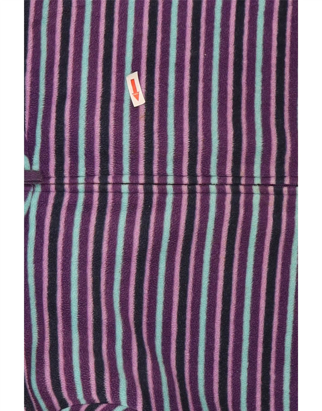Giacca in pile da donna Marks & Spencer UK 22 2XL Poliestere a righe viola