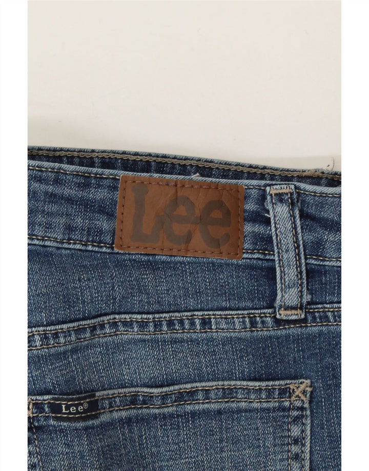 LEE Womens Regular Fit Mid Rise Capri Jeans US 8 Medium W30 L22 Blue Vintage Lee and Second-Hand Lee from Messina Hembry 