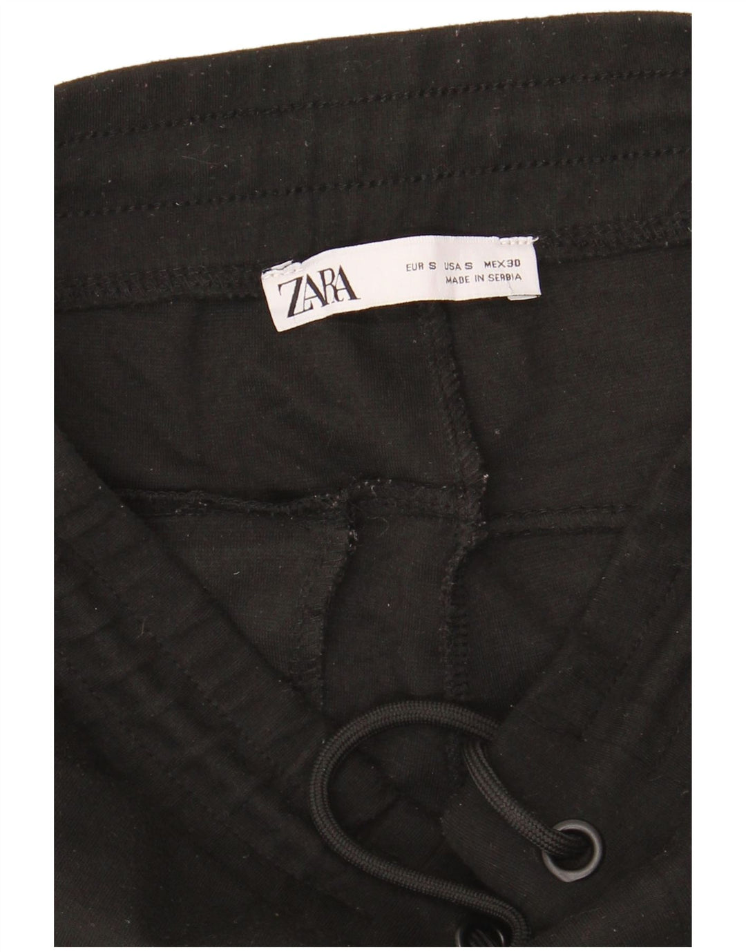 Pantaloni da tuta da uomo Zara Joggers piccoli in poliestere nero