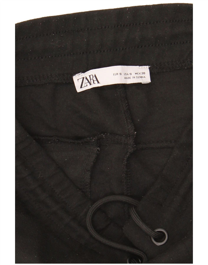 Pantaloni da tuta da uomo Zara Joggers piccoli in poliestere nero
