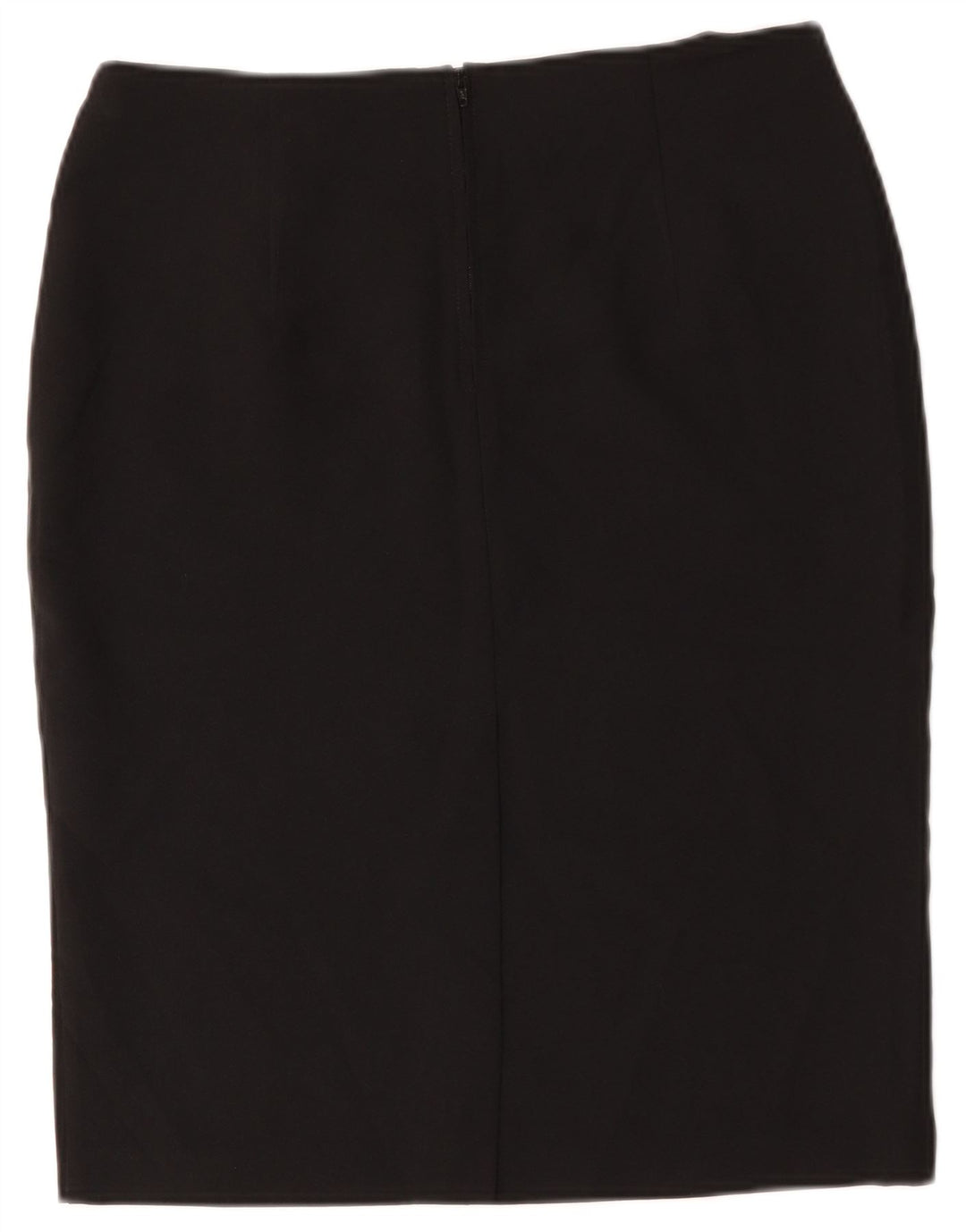 Gonna a tubino da donna Marks & Spencer UK 12 media W34 poliestere nero