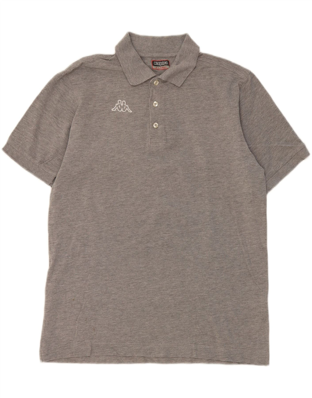 KAPPA Mens Polo Shirt XL Grey Vintage Kappa and Second-Hand Kappa from Messina Hembry 