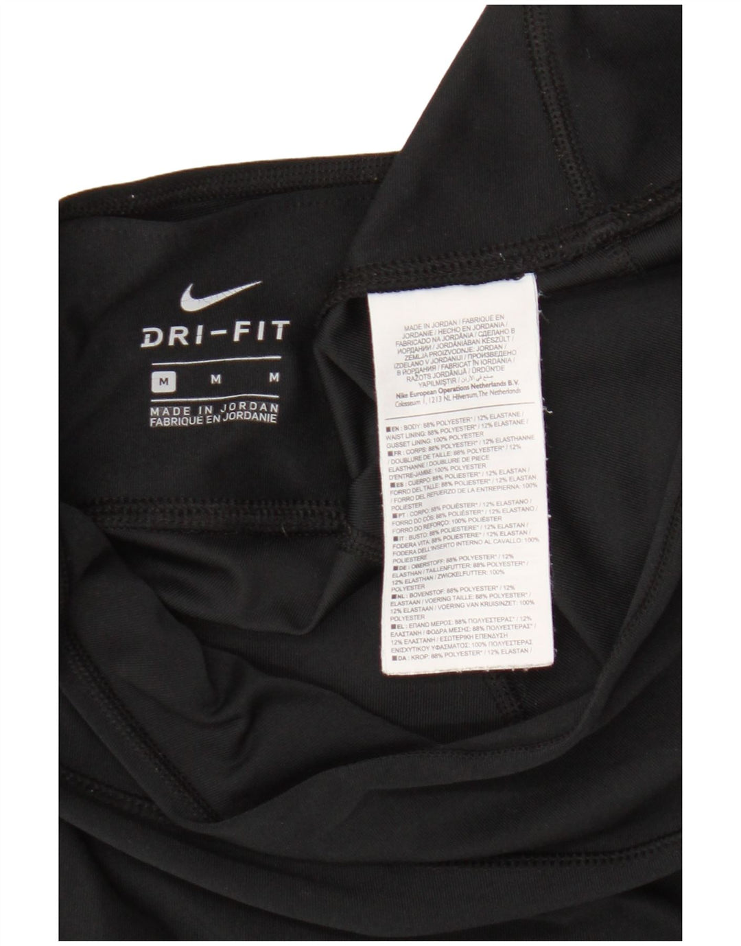 Leggings Nike Dri Fit da donna UK 14 medio nero poliestere