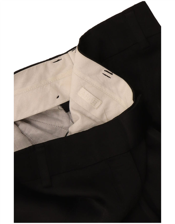 Pantaloni da abito dritti da donna Arket W28 L29 neri
