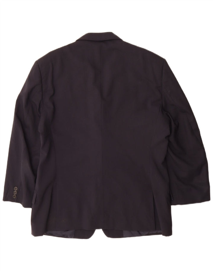 Giacca blazer da uomo a 3 bottoni Valentino UK 40 grande blu navy