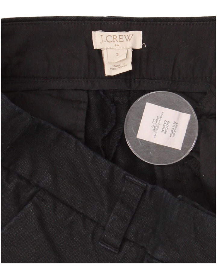 Pantaloncini chino da donna J. Crew US 2 XS W30 Lino nero