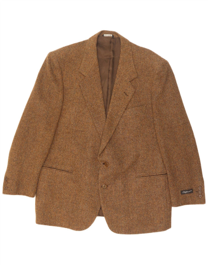 Giacca blazer da uomo Ing Loro Piona & Co. IT 54 2XL Marrone a spina di pesce