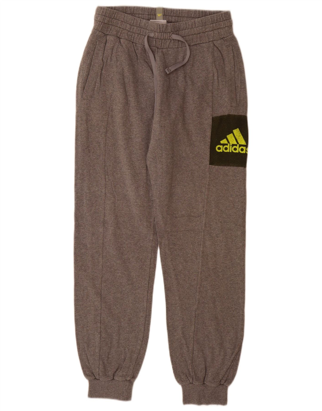 Pantaloni da tuta da uomo Adidas Joggers UK 36/38 piccolo cotone grigio