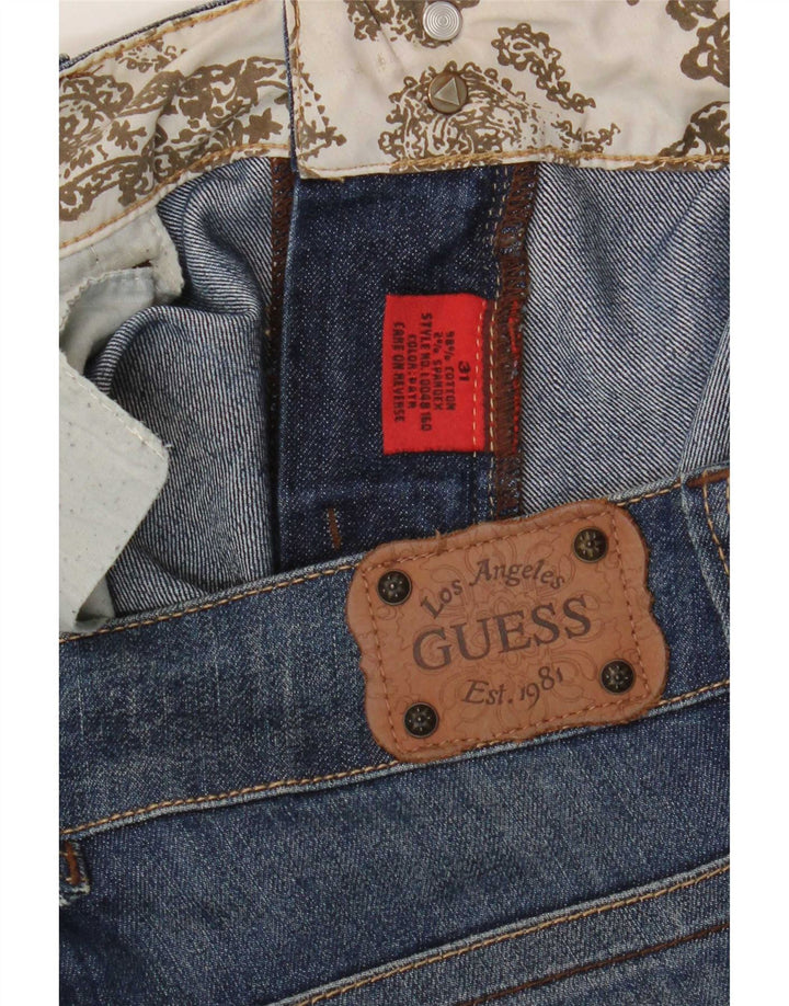 Jeans slim da donna Guess W31 L33 cotone blu