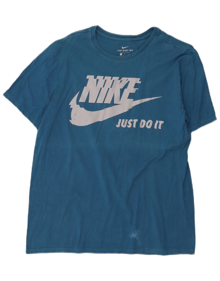 T-shirt grafica da uomo Nike Top grande blu