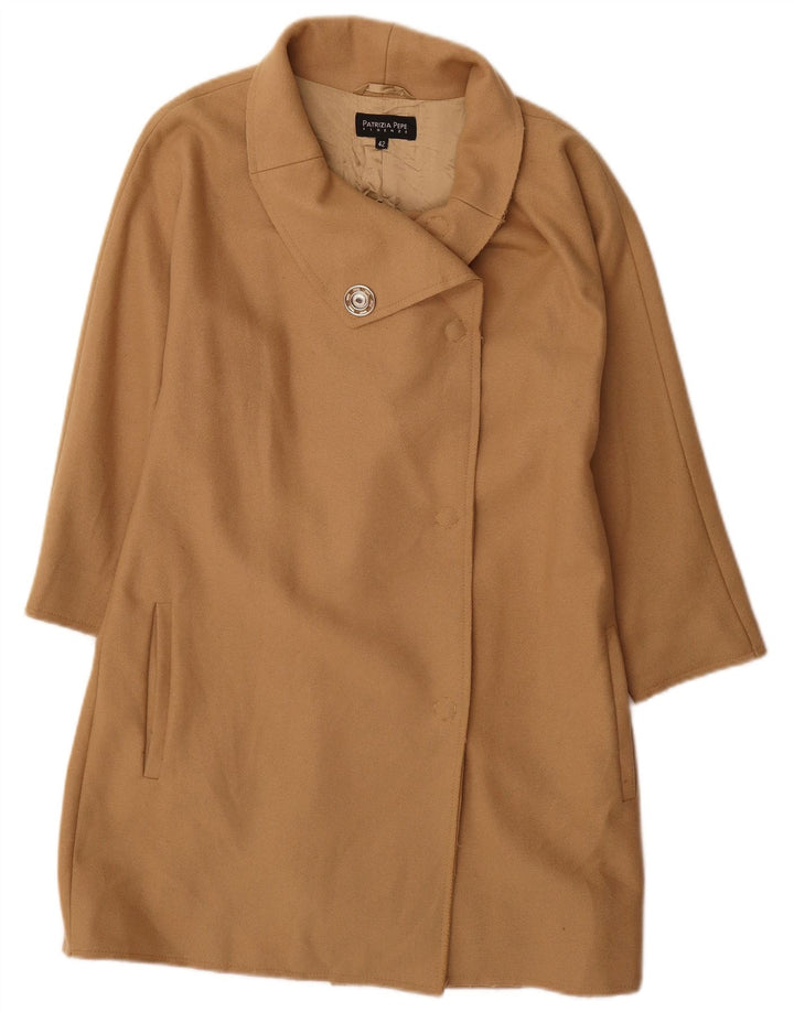 Cappotto Donna Patrizia Pepe IT 42 Beige Medio Lana