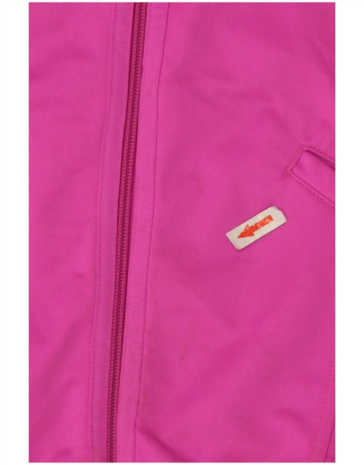 Giacca da tuta da donna Diadora UK 14 poliestere rosa medio