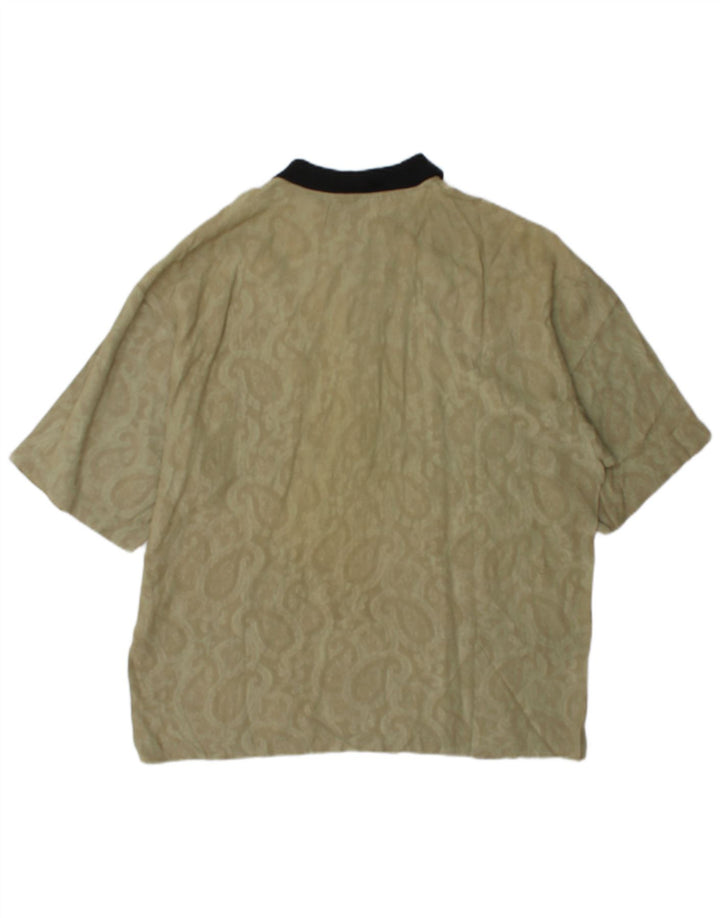 Polo da uomo Silenzio piccola kaki Paisley