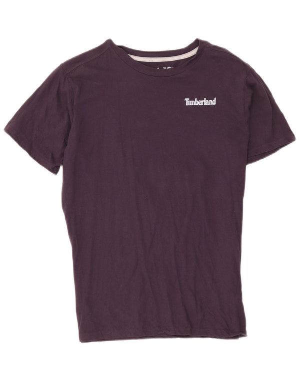 T-shirt grafica per ragazzi Timberland Top 15-16 anni XL cotone viola
