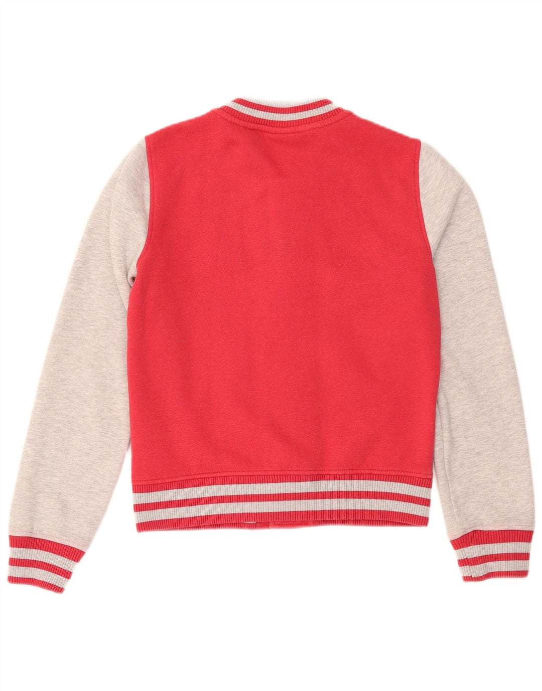 Giacca college da donna Superdry UK 10 Small Rosso Colorblock Cotone