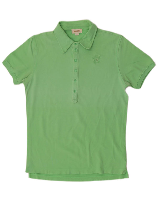 Polo da donna DIESEL UK 14 cotone verde medio
