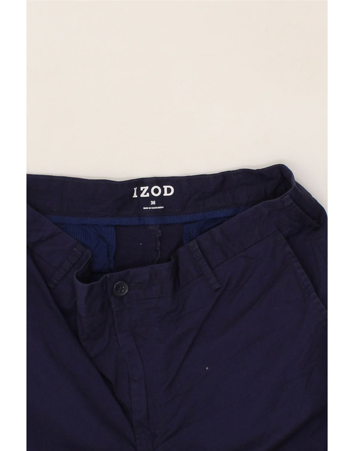 IZOD Mens Chino Shorts W36 Large  Navy Blue Cotton Vintage Izod and Second-Hand Izod from Messina Hembry 