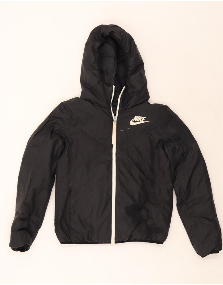 Giacca imbottita reversibile con cappuccio oversize da donna Nike UK 6 XS nera