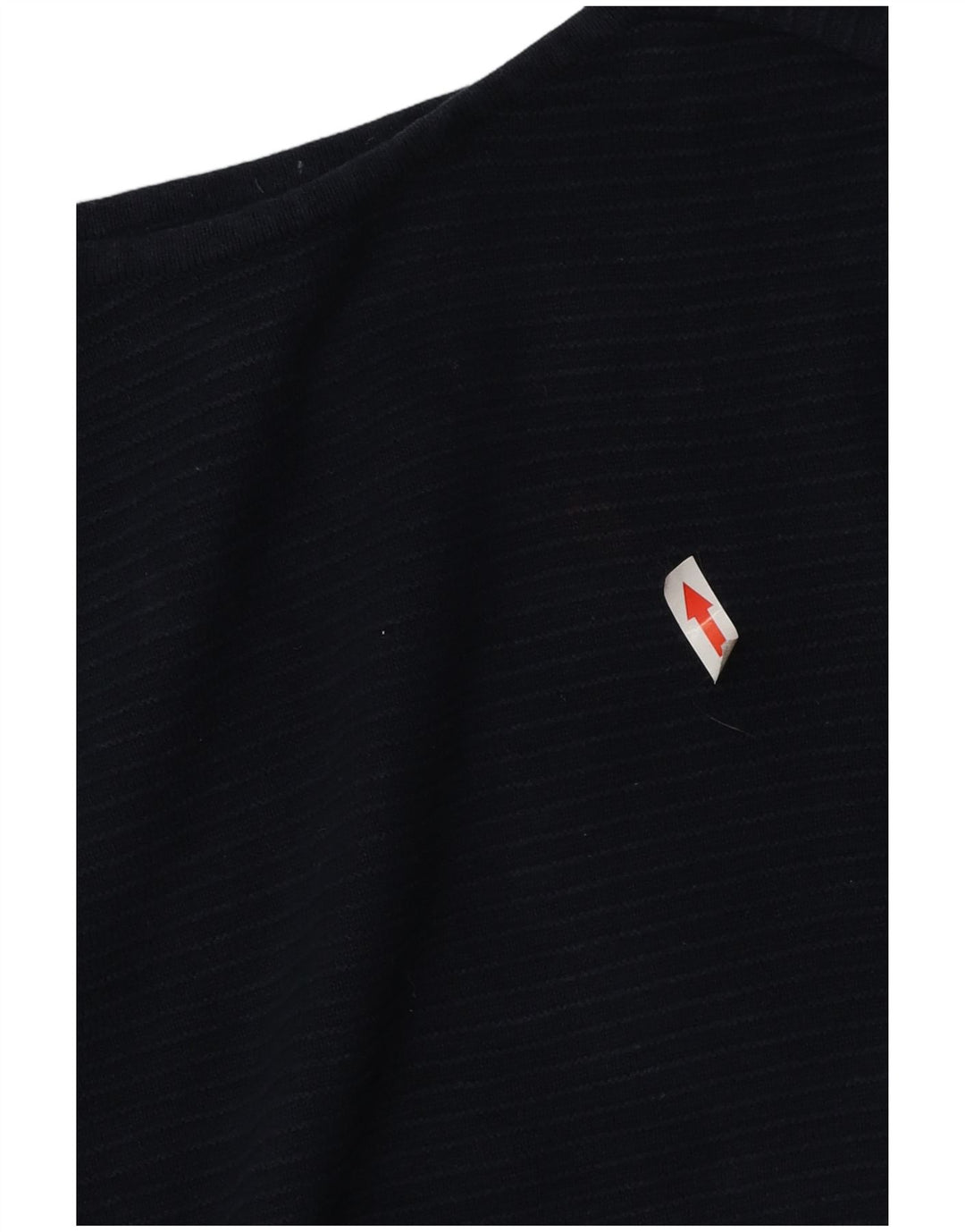 Jack & Jones Top da uomo a maniche lunghe in cotone gessato medio blu navy