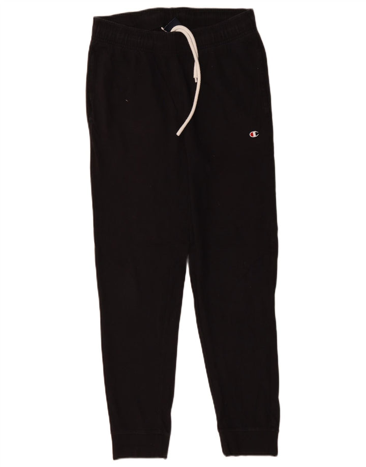 Pantaloni da tuta da uomo Champion Joggers piccoli in cotone nero