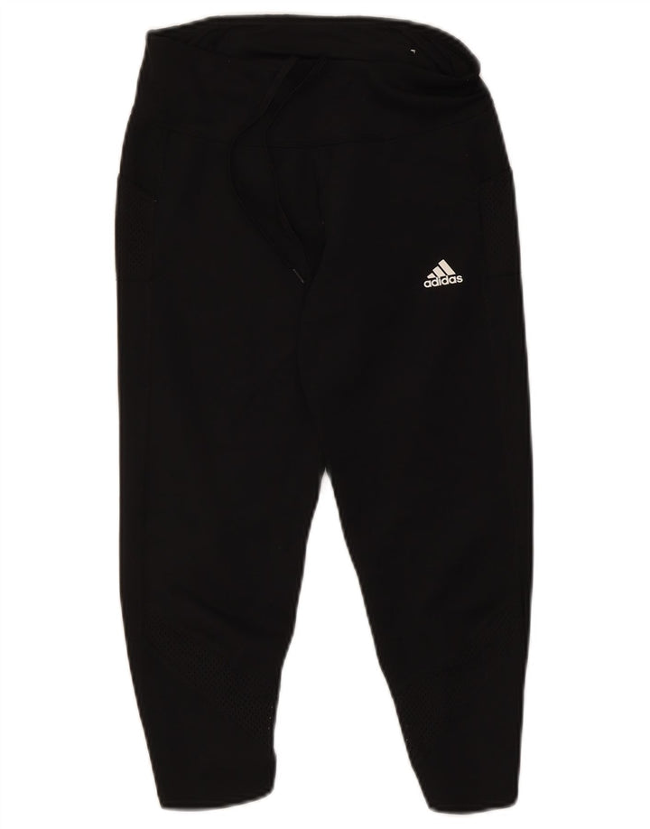 Leggings Adidas Aeroready Capri da donna UK 8/10 Small Poliestere nero