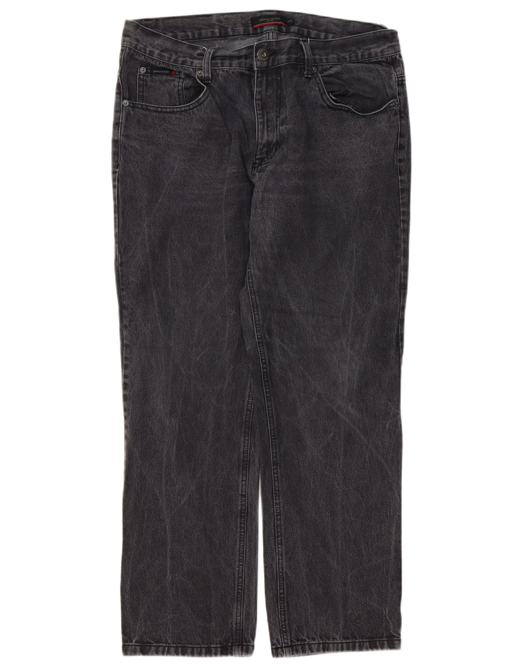 Jeans dritti da uomo Pierre Cardin W34 L28 cotone grigio