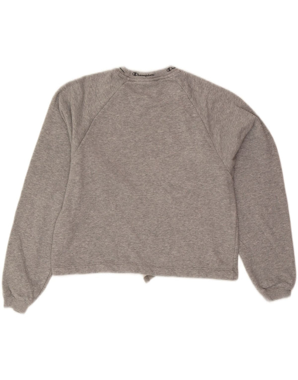 Felpa corta da donna Champion UK 10 piccolo cotone grigio