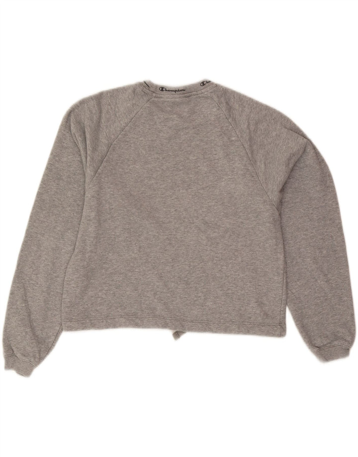 Felpa corta da donna Champion UK 10 piccolo cotone grigio