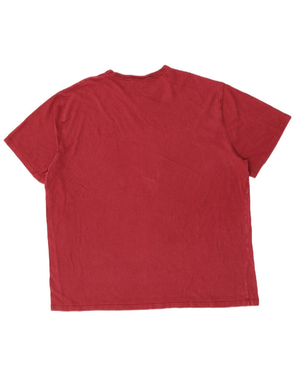 T-shirt Champion da uomo Heritage 2XL in cotone bordeaux