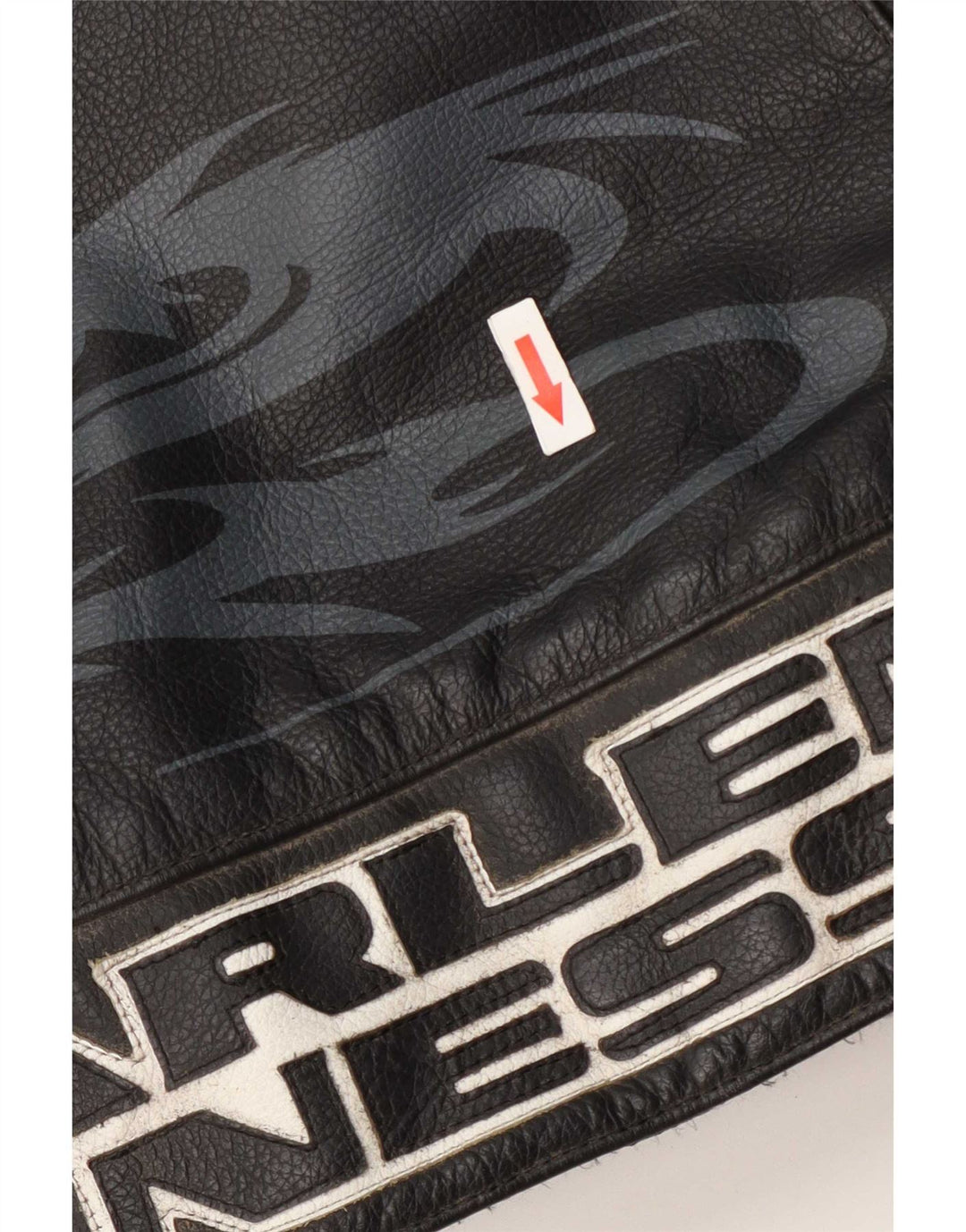 Giacca da corsa grafica Motorstyle da donna Arlen Ness taglia 42 grande nera
