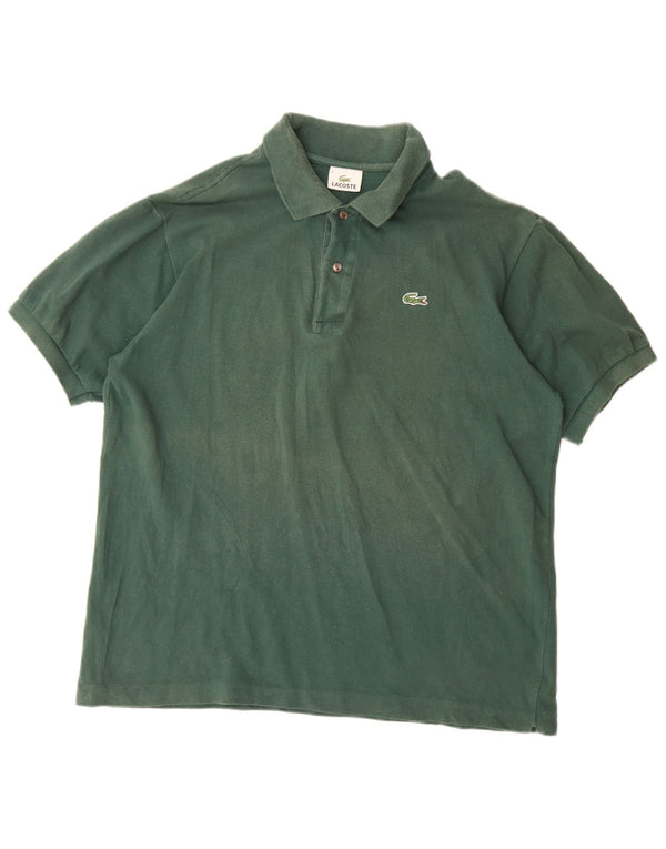 Polo da uomo Lacoste taglia 6 XL in cotone verde