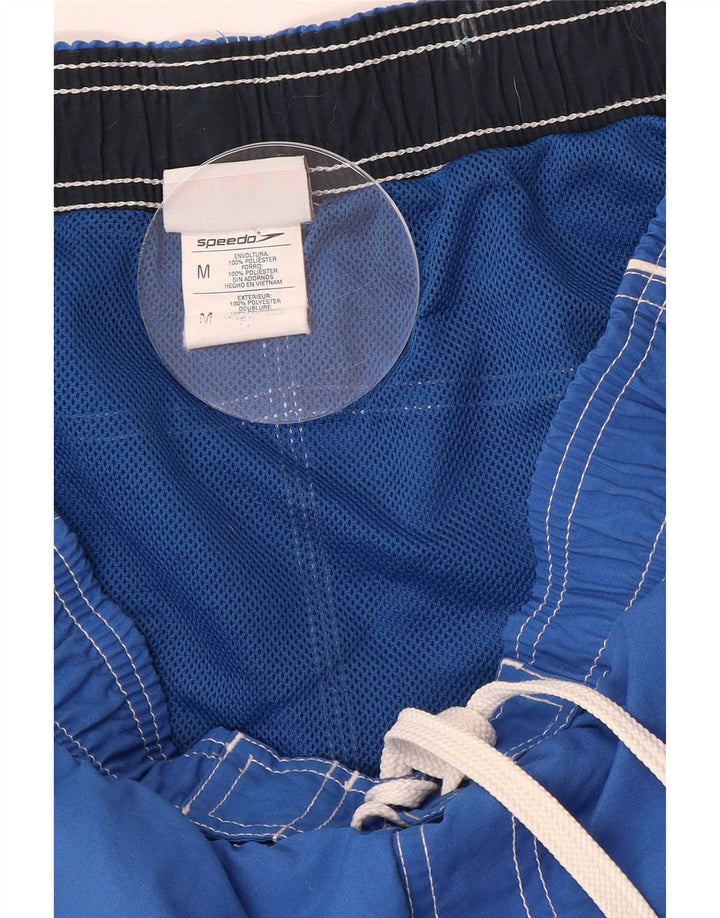 Speedo Pantaloncini da bagno da uomo in poliestere blu medio