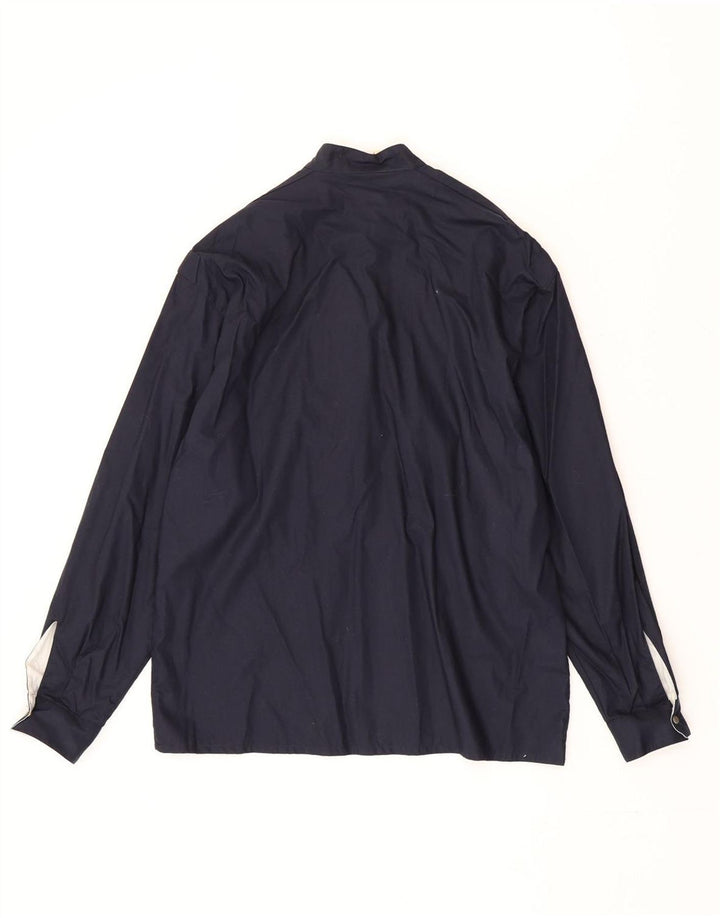 Camicia pullover ampia da donna Laurel EU 34 XS cotone blu navy
