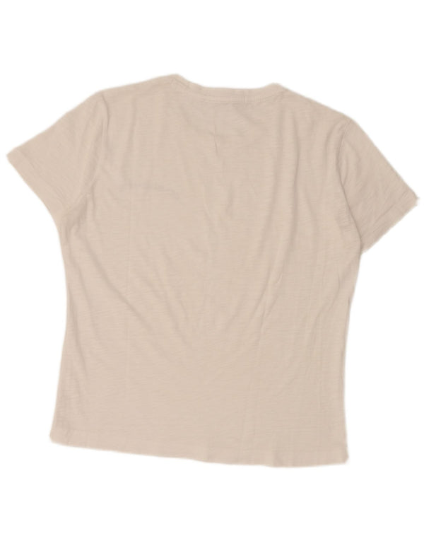 Maglietta da donna Calvin Klein Jeans Top UK 14 Medium White