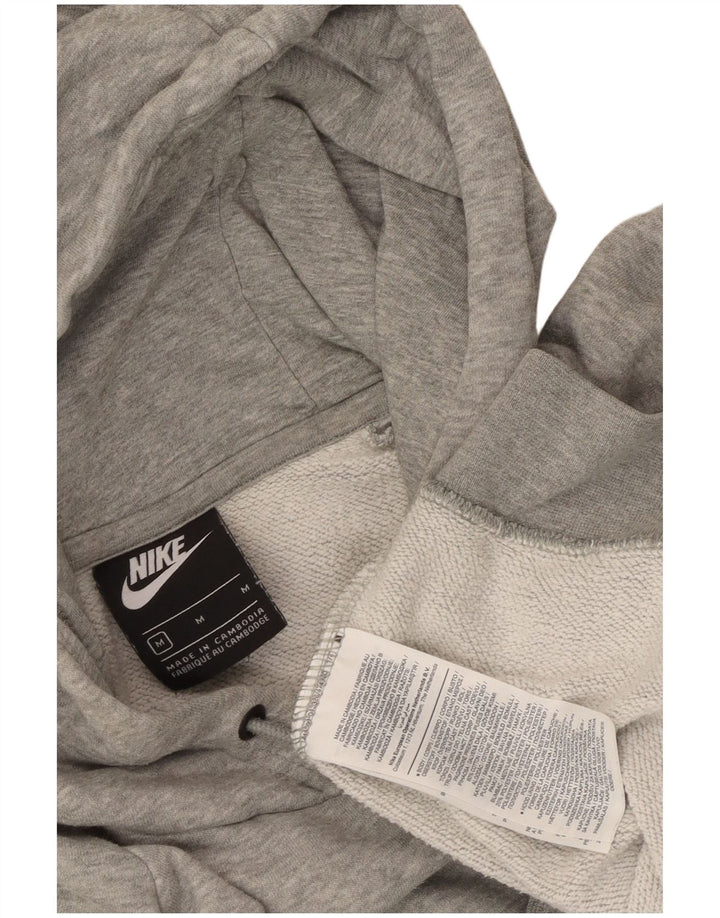 Felpa con cappuccio da donna Nike UK 14 cotone grigio medio