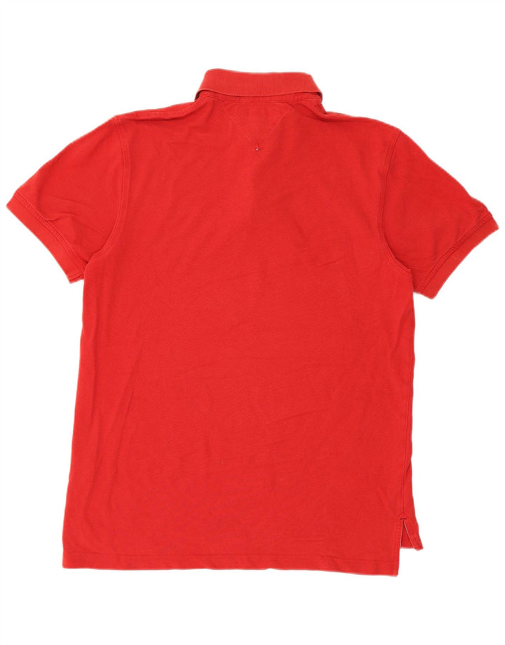 Polo da uomo Tommy Hilfiger in cotone rosso medio