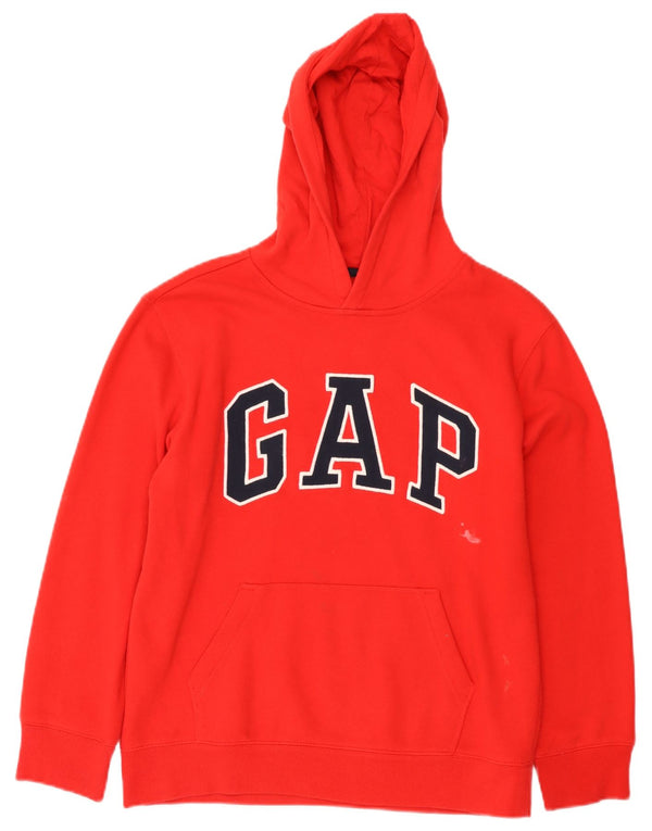 Felpa con cappuccio grafica Gap Boys 11-12 anni 2XL Cotone rosso