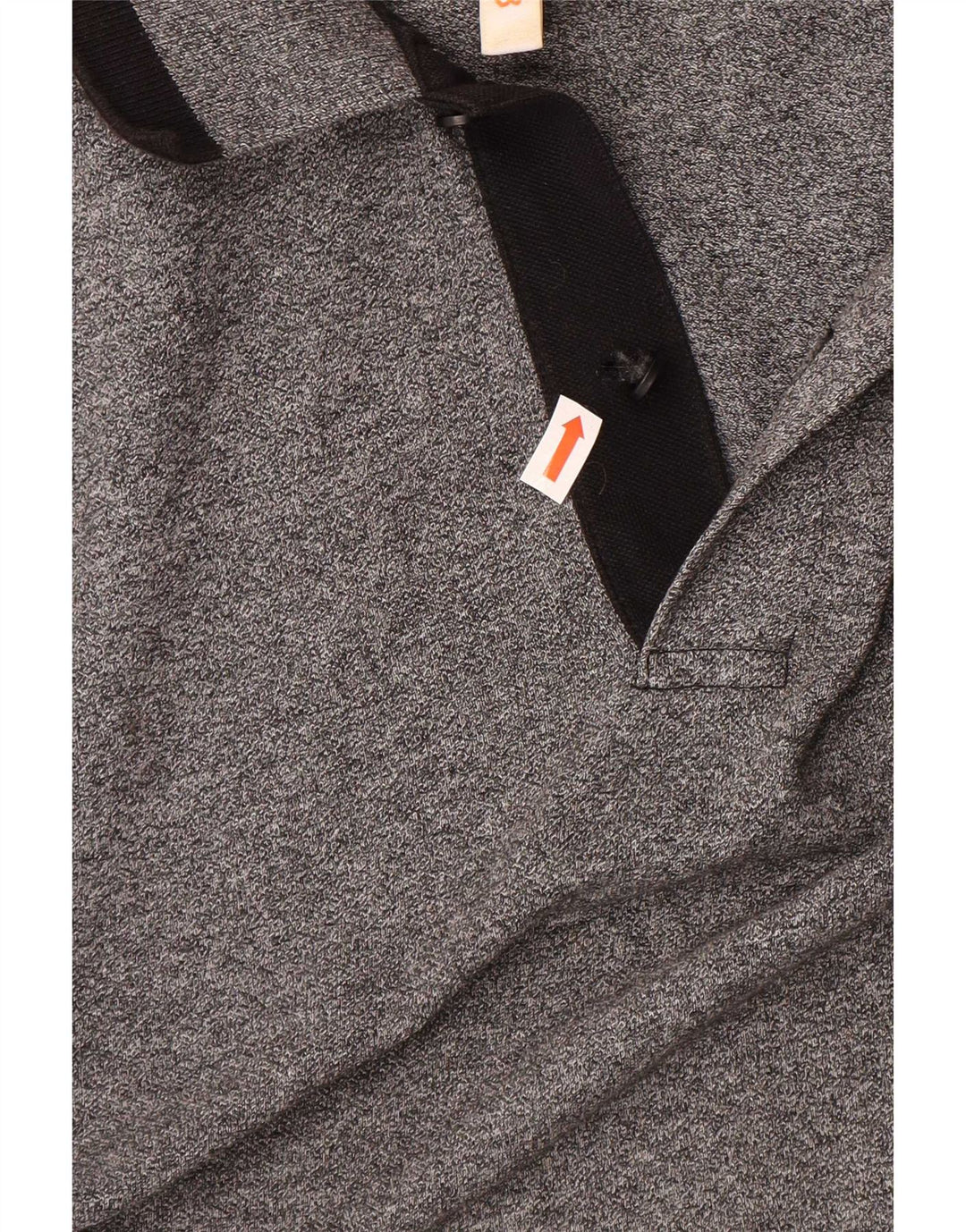 Polo da uomo a maniche lunghe Sun68 XL in cotone grigio