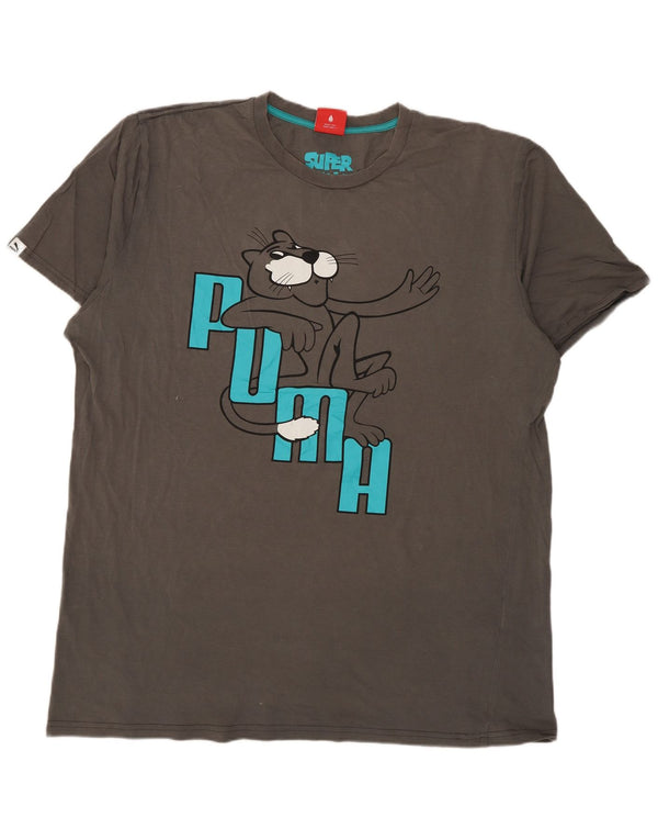 T-shirt grafica da uomo PUMA Top XL Grigia