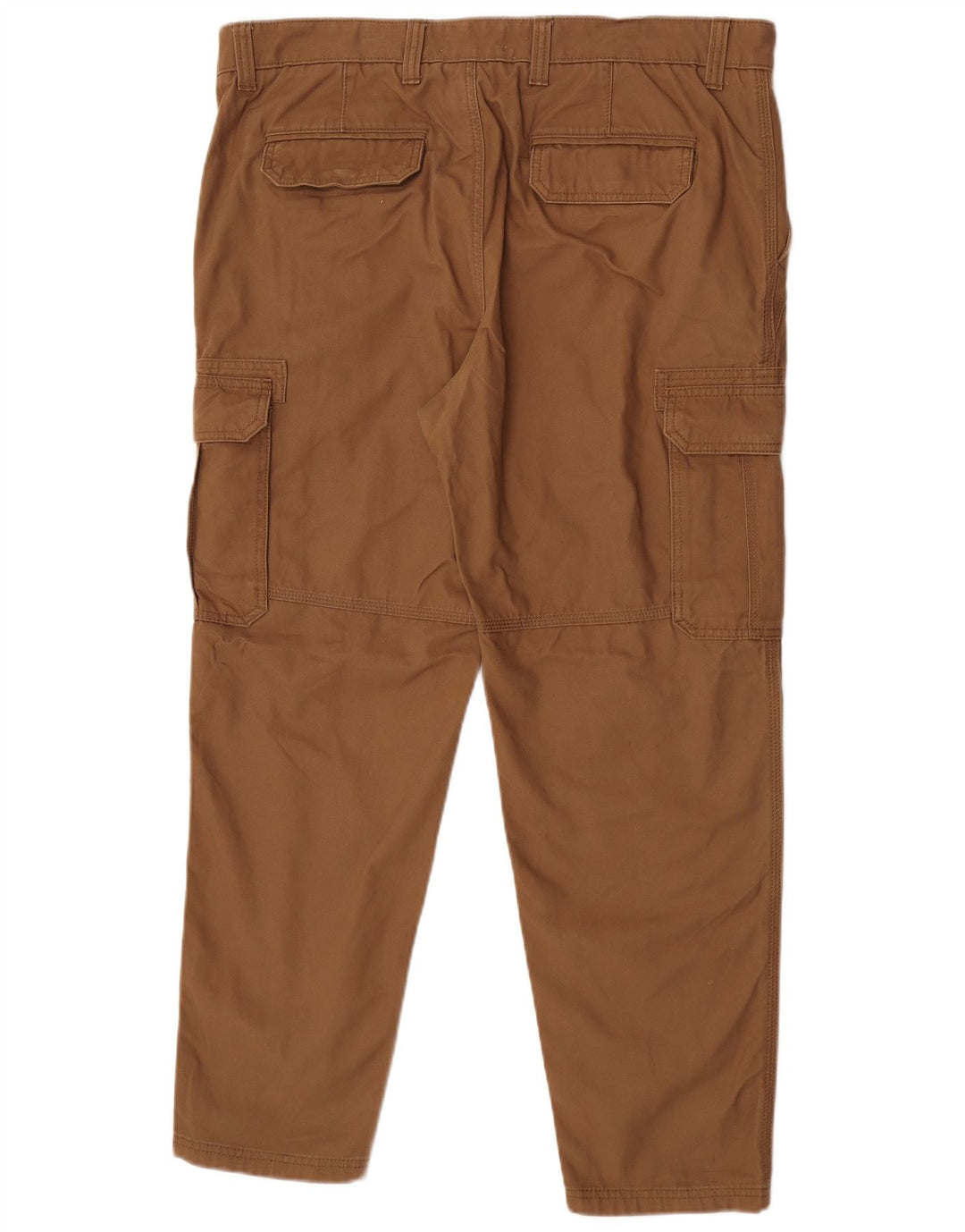 Pantaloni cargo slim fit da uomo Marks & Spencer W38 L29 cotone marrone