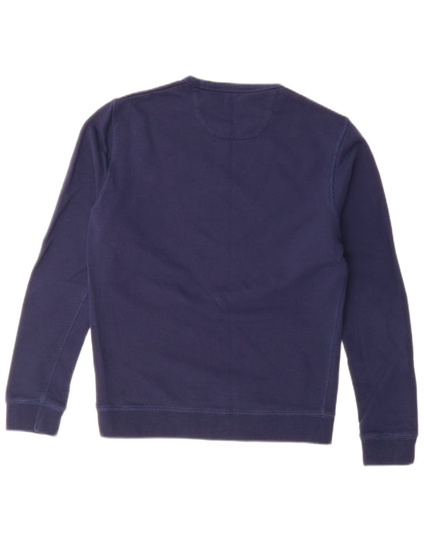 Farah Felpa da uomo Maglione piccolo blu navy in cotone
