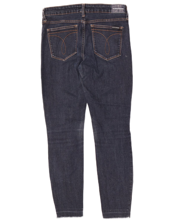 Jeans skinny da donna Calvin Klein W29 L28 cotone blu navy