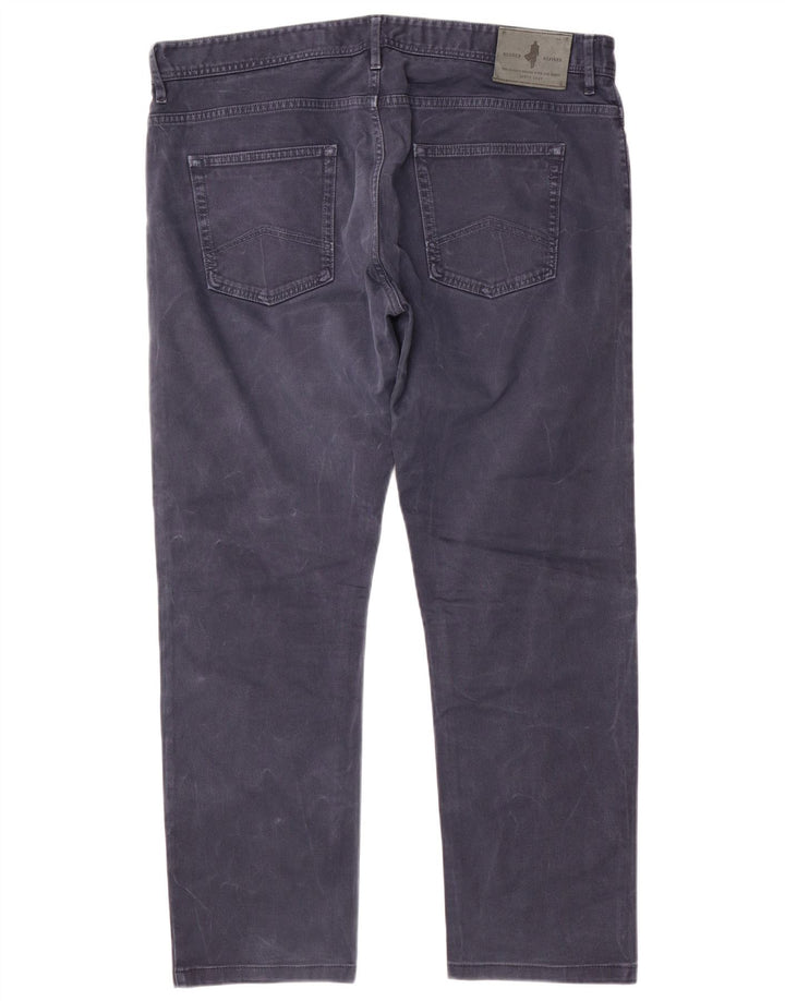 Jeans affusolati regolari da uomo Marlboro Classics W38 L30 cotone blu navy