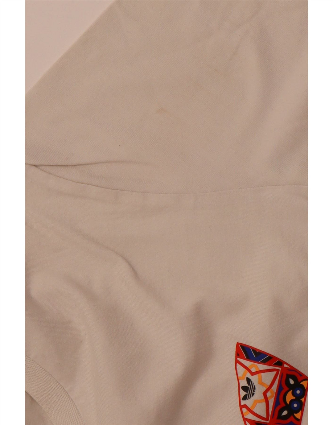 T-shirt grafica da uomo ADIDAS Top in cotone bianco sporco medio