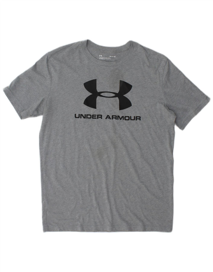 Maglietta grafica da uomo Under Armour Top piccola grigia