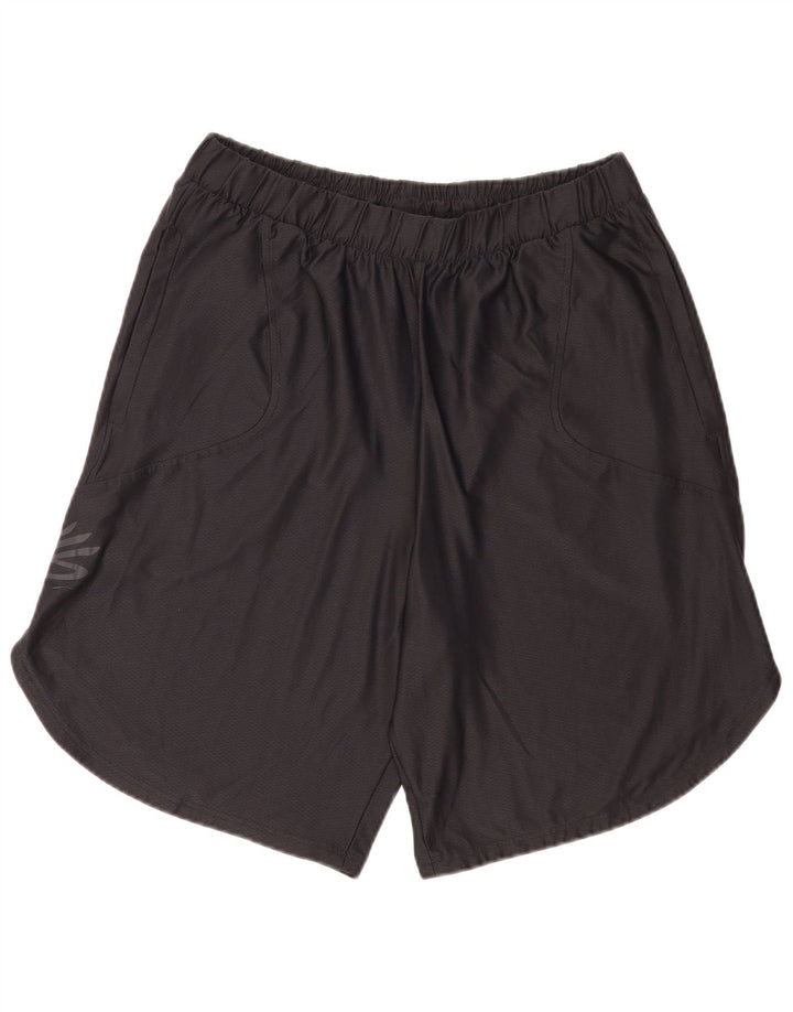 Pantaloncini sportivi da uomo Under Armour grandi neri