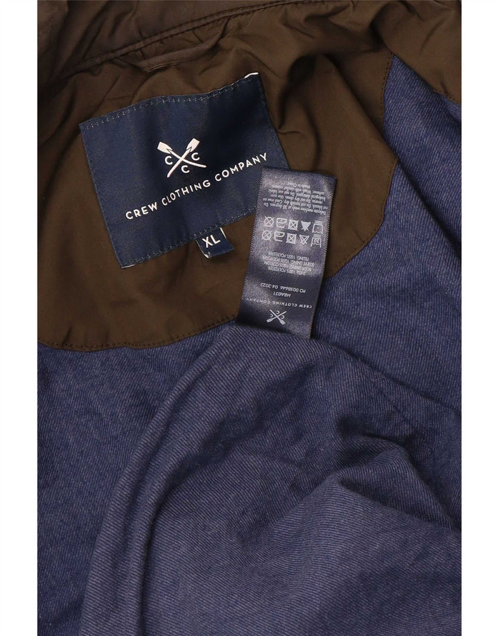 Crew Clothing Giacca trapuntata da uomo UK 42 XL Poliestere kaki