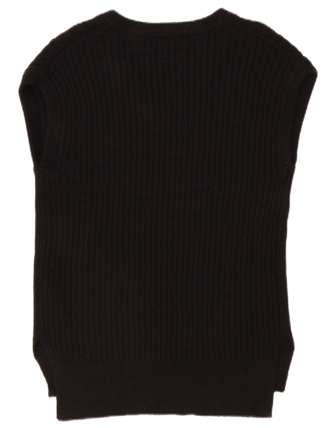 MARKS & SPENCER Canotta oversize da donna UK 10 piccola in cotone nero